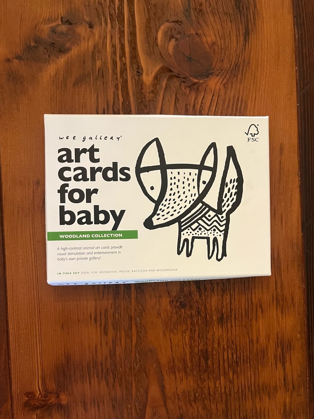 Wee Gallery Art Cards for Baby - Woodland Collection